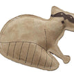 Dura-Fused Leather Dog Toy Raccoon Tan 1ea/SM for your Pet Dog with Pet Store X.