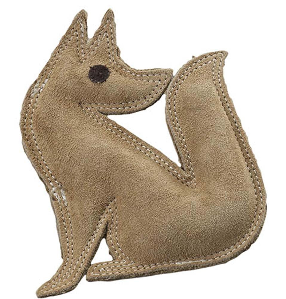 Dura-Fused Leather Dog Toy Fox Brown 1ea/SM for your Pet Dog with Pet Store X.