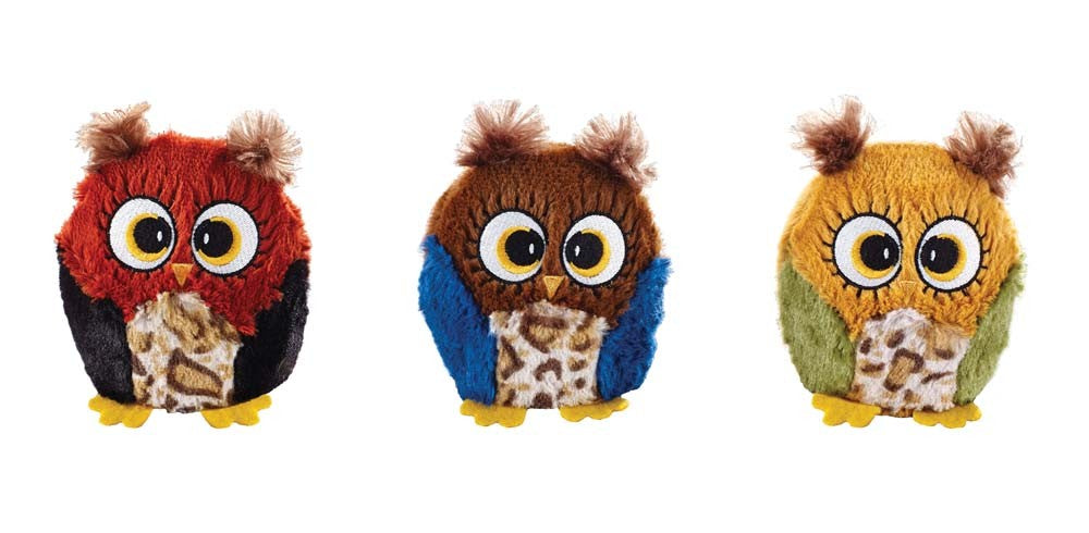 Spot Hoots Owl Plush Dog Toy Assorted 1ea/3 in