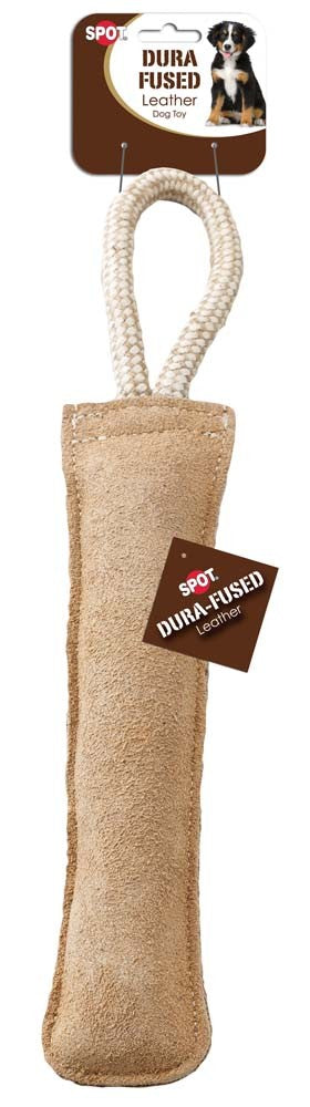 Dura-Fused Leather Retriever Dog Toy Brown, White 1ea/15 in for your Pet Dog with Pet Store X.