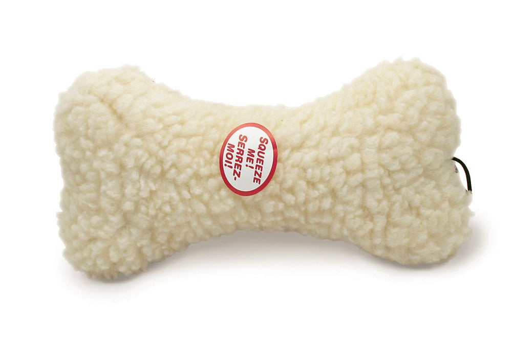 Spot Fleece Dog Toy Bone Natural 1ea/9 in