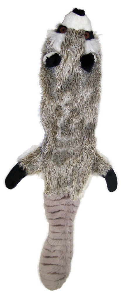 Skinneeez Forest Series Dog Toy Raccoon Gray 1ea/Regular for your Pet Dog with Pet Store X.