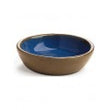 Spot Standard Crock Cat Saucer Tan; Blue 5 in