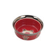 Spot 7" Dog, Red Ritz Copper Rim Dish