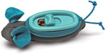 Doc and Phoebe The Hunting Snacker Cat Feeder Black-Blue 3.5in