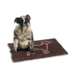 Spot 31” x 20” Brown Clean Paws Micro-fiber Mat