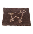 Spot 31” x 20” Brown Clean Paws Micro-fiber Mat