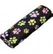 Spot Snuggler Rainbow Pawprint Blanket Black, 1ea/30 In X 40 in