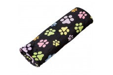 Spot Snuggler Rainbow Pawprint Blanket Black, 1ea/30 In X 40 in