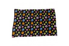 Spot Snuggler Rainbow Pawprint Blanket Black 1ea/40 In X 60 in