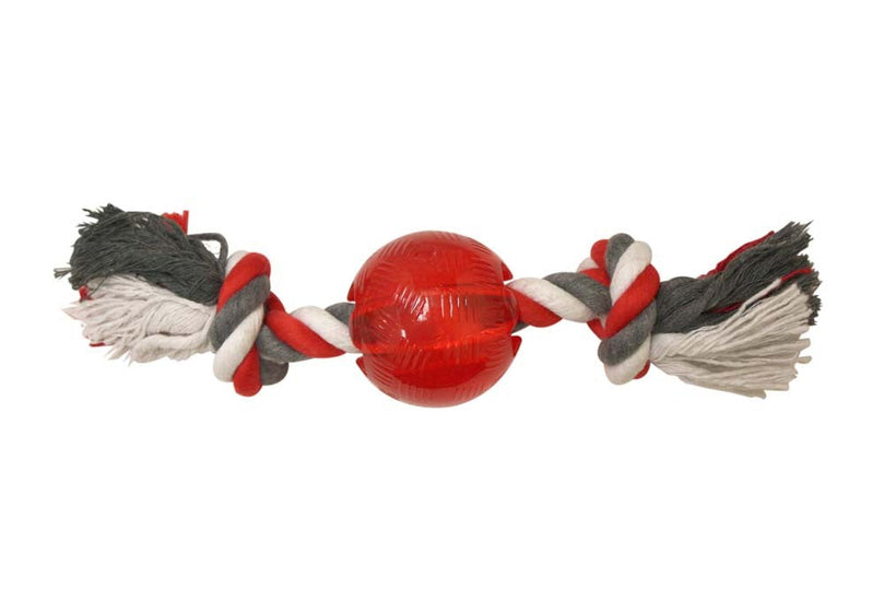 Spot Play Strong Ball with Rope Dog Toy Red 1ea/25 in for your Pet Dog with Pet Store X.