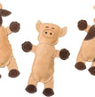 Dura-Fused Leather Barnyard Dog Toy Assorted Brown, Tan 1ea/11 in for your Pet Dog with Pet Store X.