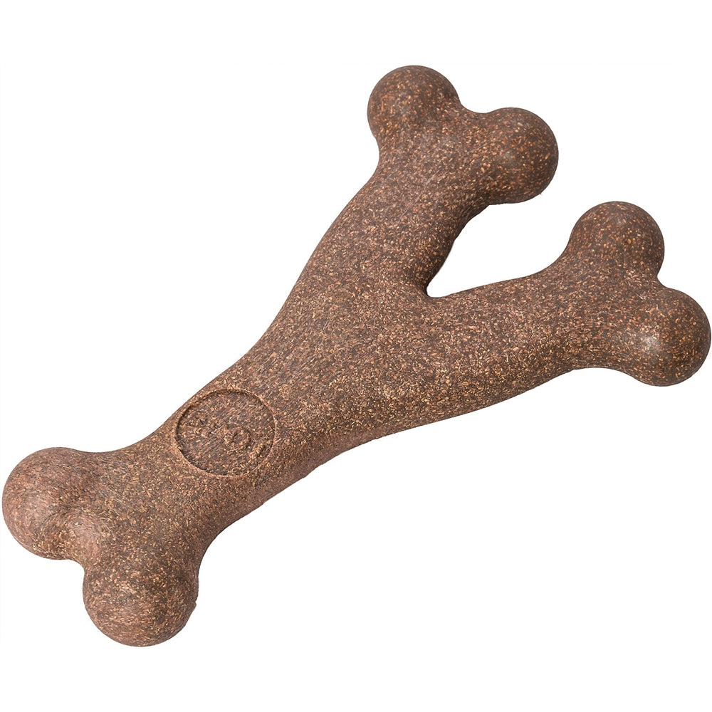 Bam-Bone Wish Bone Bacon Dog Toy 1ea/7 in for your Pet Dog with Pet Store X.