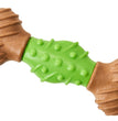 Bam-Bone Dental Bone Dog Toy Green/Brown 1ea/7 in