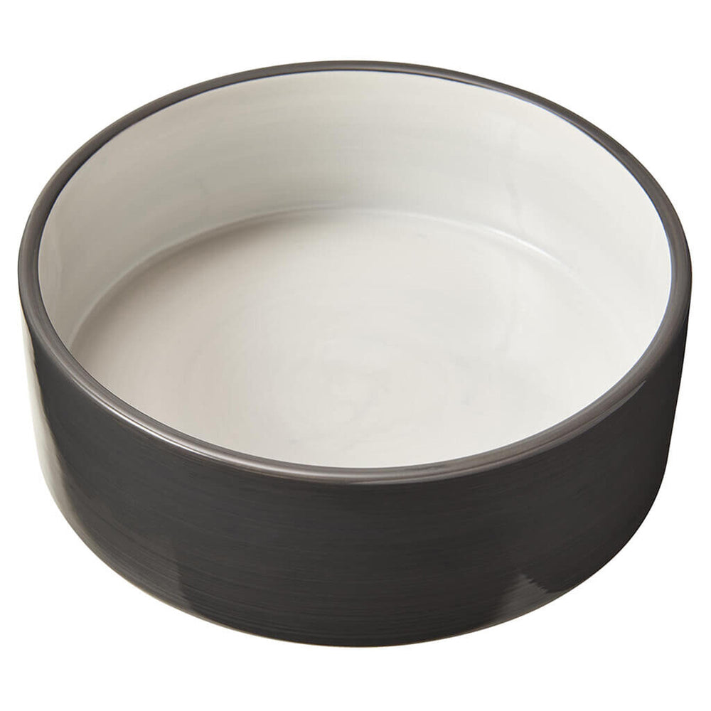 Spot 2-Tone Dog Dish Grey 1ea/7 in