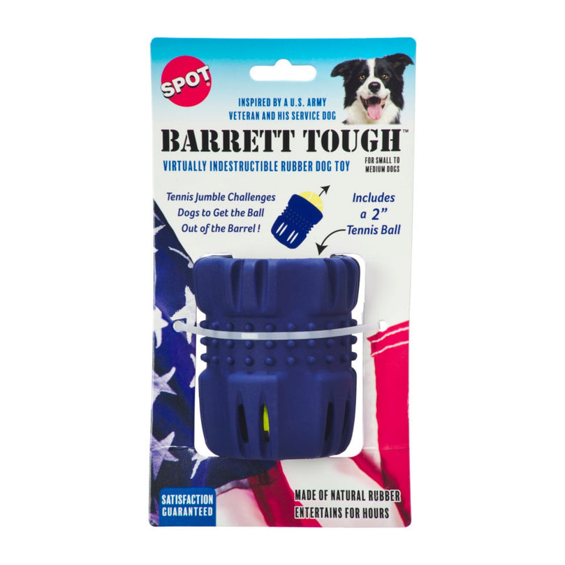 Spot Barrett Tough Tennis Jumble Dog Toy Blue, Blue, 1ea/SM for your Pet Dog with Pet Store X.