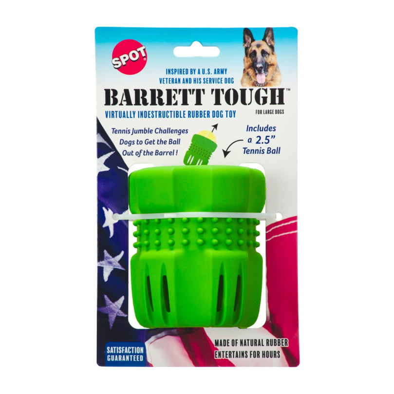 Spot Barrett Tough Tennis Jumble Dog Toy Green, Green, 1ea/LG for your Pet Dog with Pet Store X.