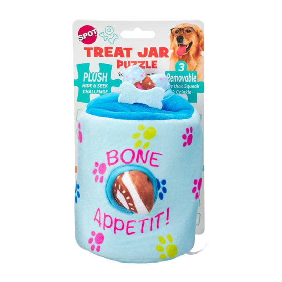 Spot Treat Jar Puzzle Dog Toy 1ea/8 in for your Pet Dog with Pet Store X.