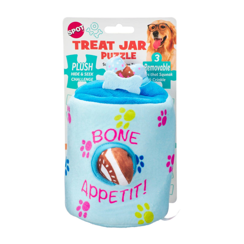 Spot Treat Jar Puzzle Dog Toy 1ea/8 in for your Pet Dog with Pet Store X.