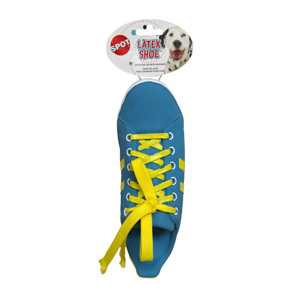 Spot Latex Shoes Dog Toy Assorted, 1ea/9 in