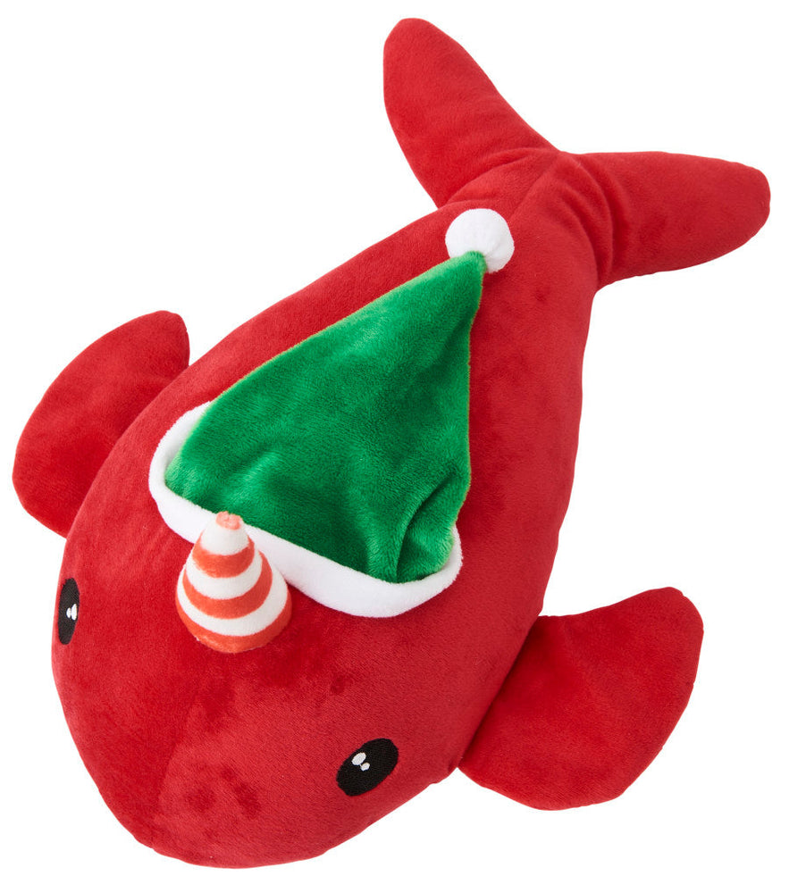 Spot Holiday Narwhals Dog Toy Assorted 12 In