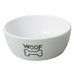 Spot 5" Dog WOOF, Gray Nantucket Dish