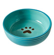 Spot Elegance Dog Bowl Aqua, 1ea/5 in