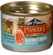 Evanger's Super Premium Wet Cat Food Seafood & Caviar 24ea/5.5 oz, 24 pk