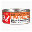 Evanger's EVx Restricted Diet Bland Diet Wet Cat Food Chicken & Sweet Potato 24ea/5.5 oz