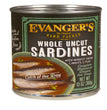 Evanger's Hand Packed Wet Dog Food Whole Uncut Sardines 12oz (Case of 12) for your Pet Dog with Pet Store X!