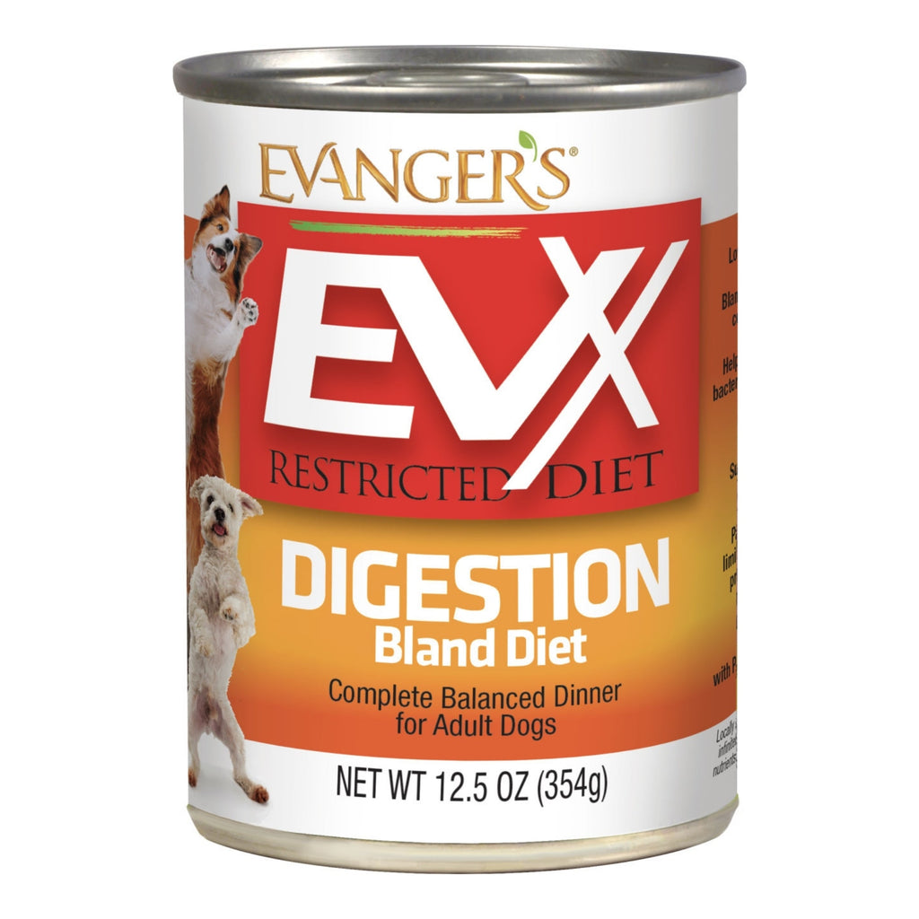 Evanger's EVx Restricted Diet Digestion Bland Diet Wet Dog Food 125oz (Case of 12) for your Pet Dog with Pet Store X!