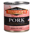 Evanger's Grain-Free Wet Dog & Cat Food Pork 12.8oz 12pk