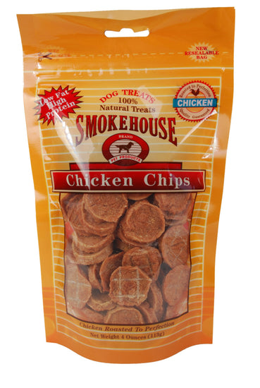 Smokehouse Chicken Chips Dog Treat 1ea/SM, 4 oz for your Pet Dog with Pet Store X!