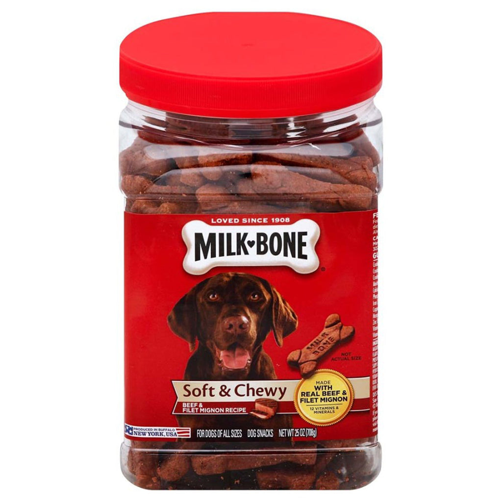 Milk-Bone Soft & Chewy Dog Treats Beef & Filet Mignon 1ea/25 oz