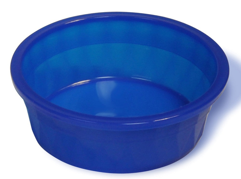 Van Ness Plastics Heavyweight Crock Dish Translucent Blue 1ea/106 oz, Jumbo