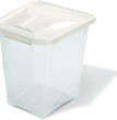 Van Ness Plastics Pet Food Container/Dispenser White|Clear 1ea/10 lb