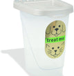 Van Ness Plastics Pet Treat Container White, Clear 1ea for your Pet Dog with Pet Store X.