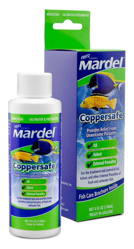 Mardel Coppersafe Chelated Copper Treatment 1ea/4 fl oz for your Pet Fish.