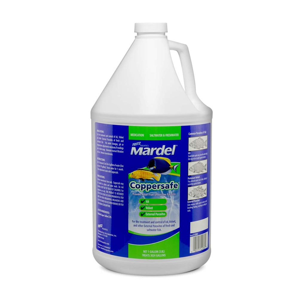 Mardel Coppersafe Chelated Copper Treatment 1ea/1 gal for your Pet Fish.