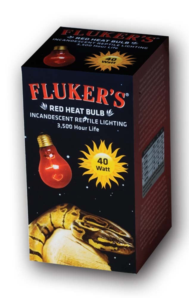 Fluker's Repta-Sun Incandescent Reptile Red Heat Bulb 1ea/100 W