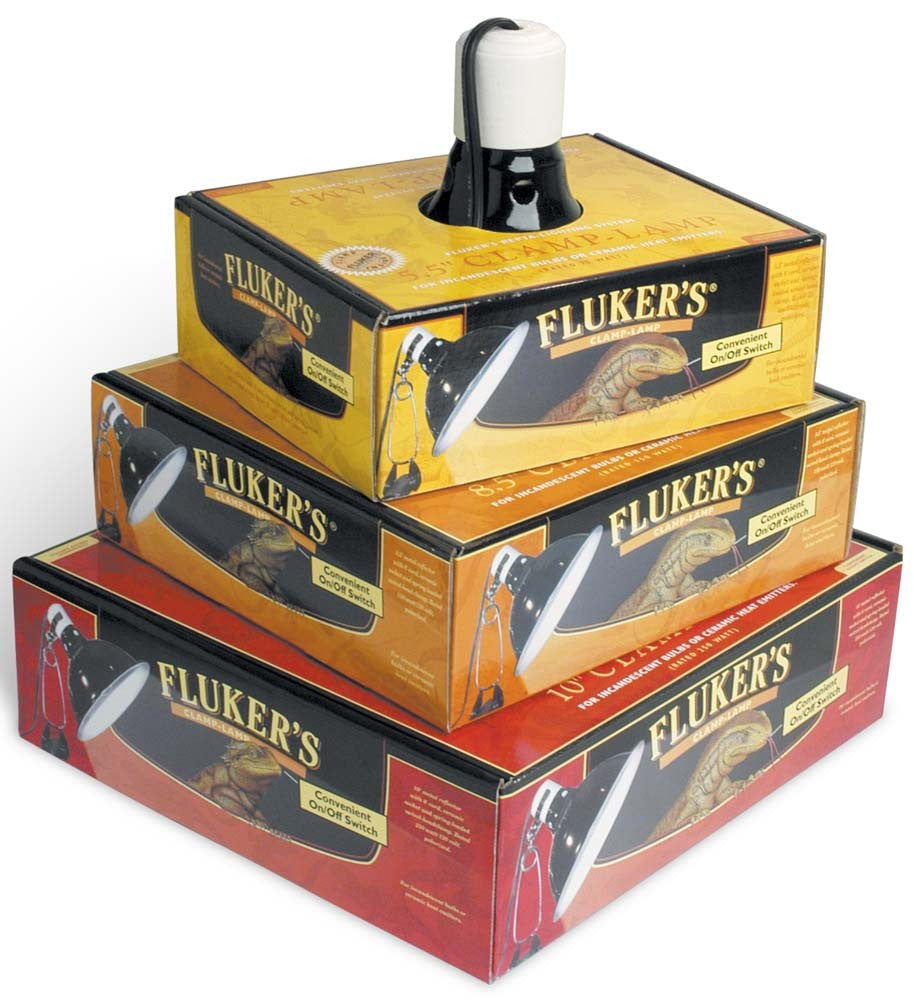 Fluker's Repta-Clamp Lamp with Switch Black 1ea/85 in for your Pet Reptile with Pet Store X.