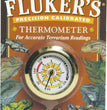 Fluker's Precision Calibrated Round Thermometer Beige 1ea