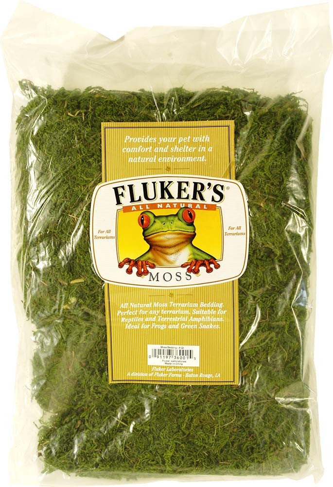 Fluker's All Natural Moss Bedding Substrate Green 1ea/4 qt, SM for your Pet Reptile with Pet Store X.