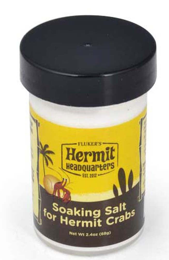 Fluker's Hermit Crab Soaking Salt 1ea/24 oz for your Pet Reptile with Pet Store X.