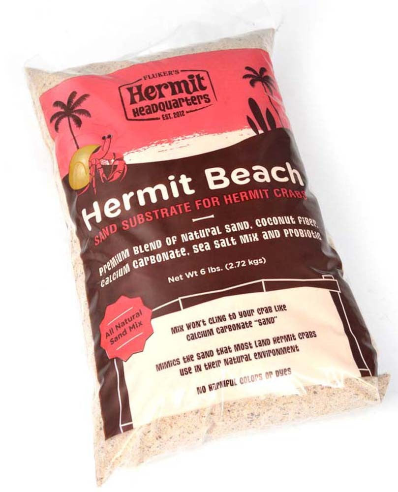 Fluker's Hermit Crab Sand Substrate Brown 1ea/6 lb for your Pet Reptile with Pet Store X.