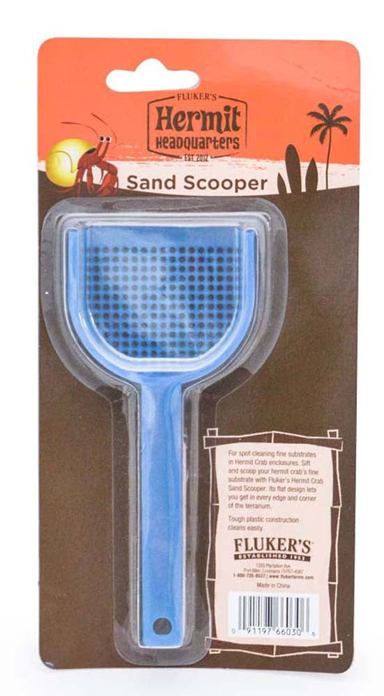 Fluker's Hermit Crab Sand Scooper Blue 1ea for your Pet Reptile with Pet Store X.