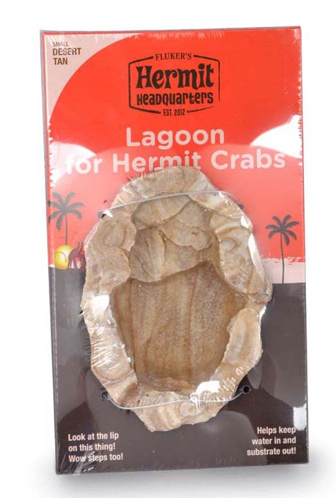 Fluker's Hermit Crab Lagoon Desert Tan 1ea/6In X 4 in, SM for your Pet Reptile with Pet Store X.