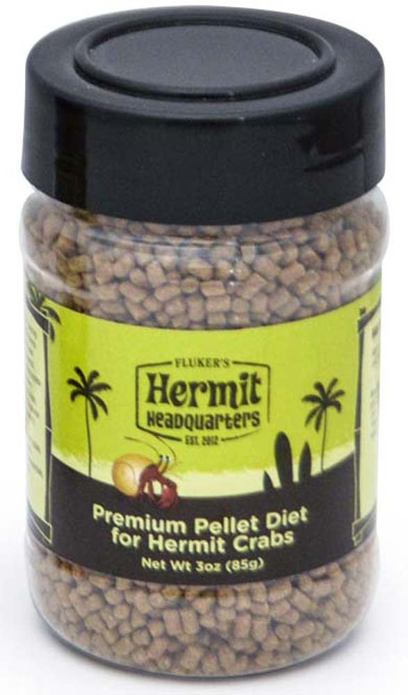 Fluker's Hermit Crab Premium Pellet Diet Dry Food 1ea/3 oz