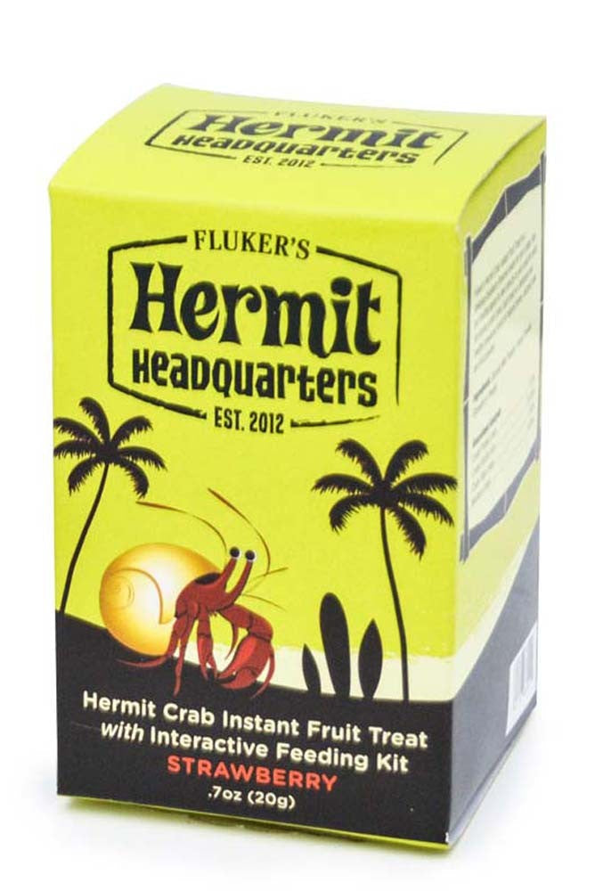 Fluker's Hermit Crab Instant Strawberry Fruit Treat 1ea/07 oz for your Pet Reptile with Pet Store X.