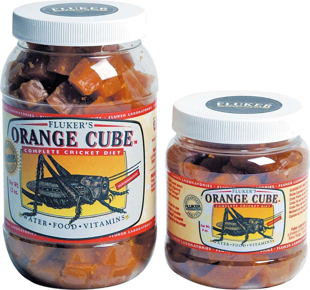 Fluker's Orange Cube Complete Cricket Diet 1ea/6 oz for your Pet Reptile with Pet Store X.